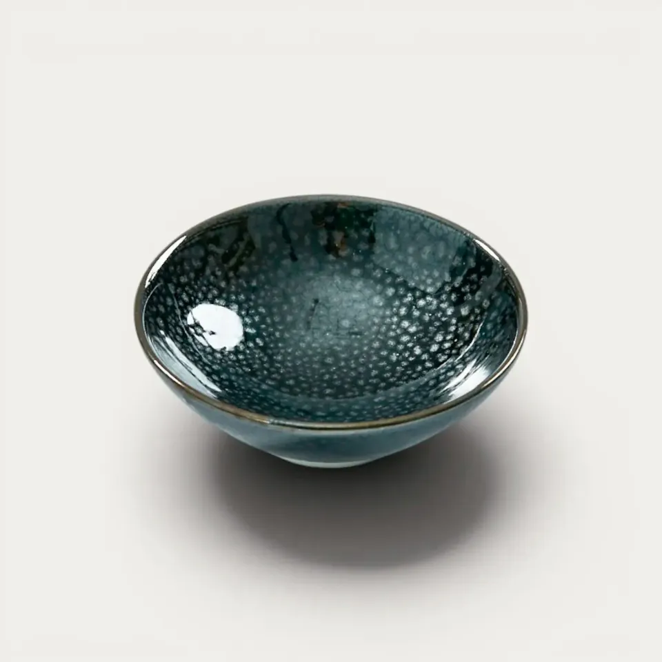 Nishikidori Yuteki Tenmoku coupe saké sakazuki plate rare