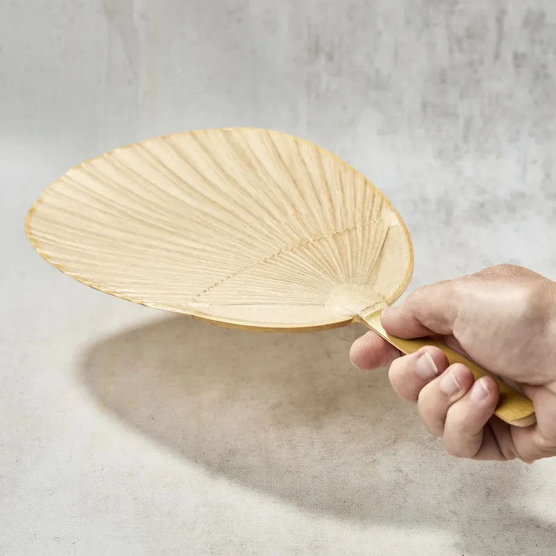 Nishikidori Shibu-Uchiwa éventail barbecue ovale 34,5cm