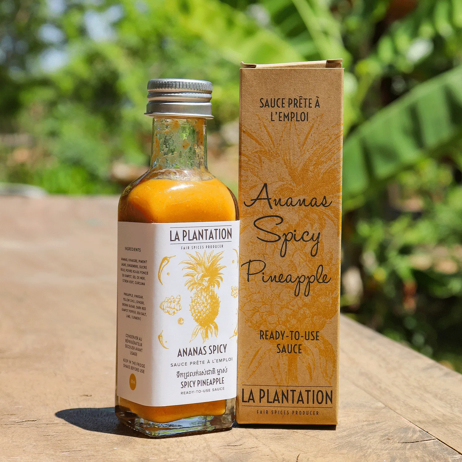 La Plantation Sauce Ananas Spicy sauce piquante fruitée