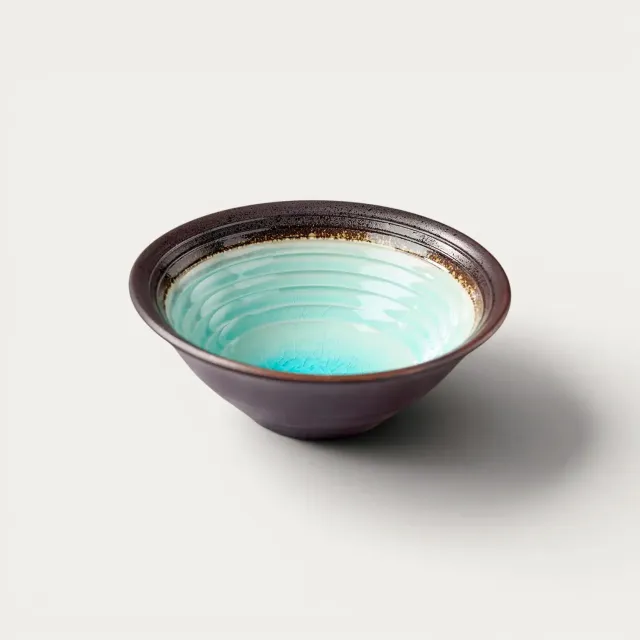 Nishikidori mini bol céramique ambre émaillé