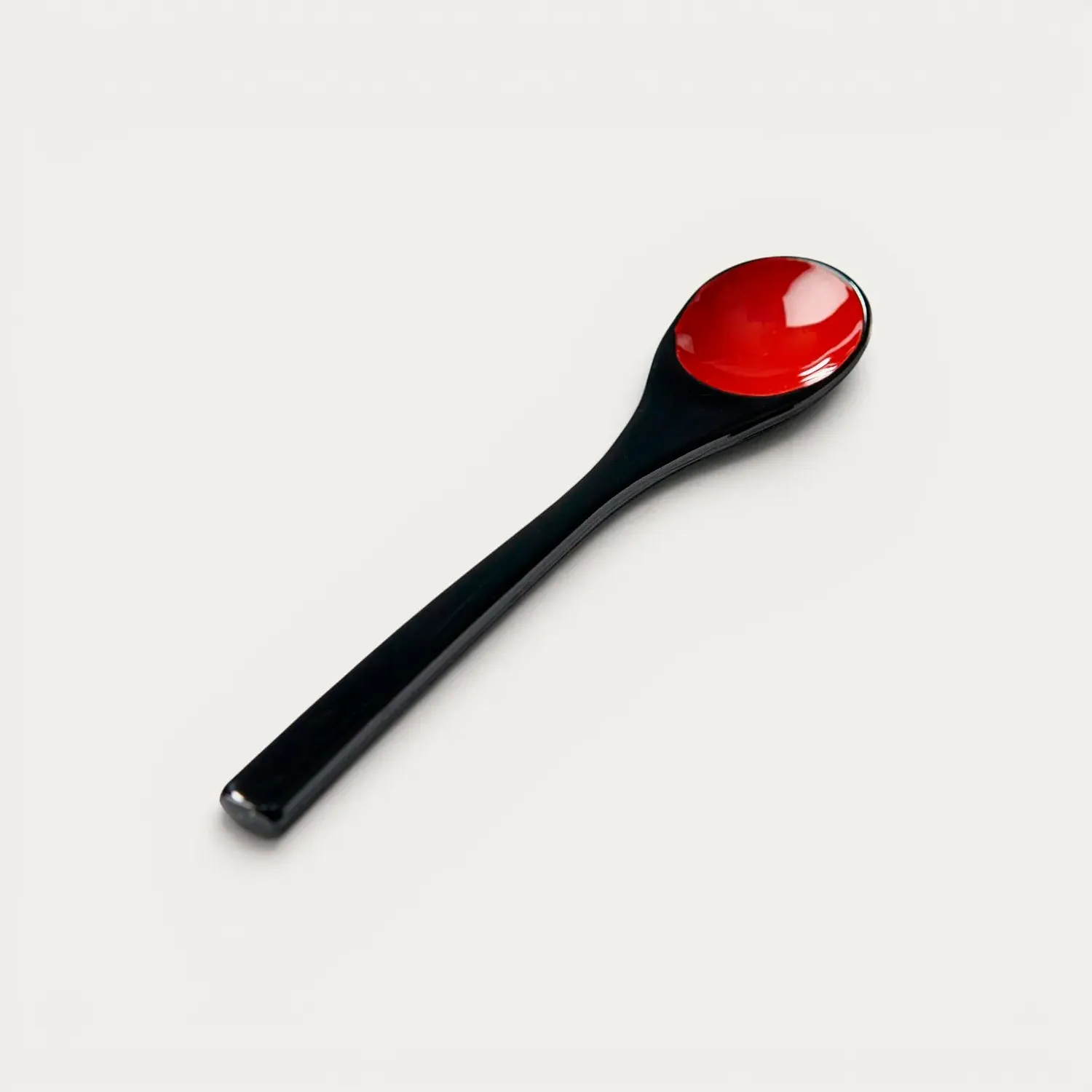 NISHIKIDORI Cuillère chawanmushi 132 mm foncée laquée