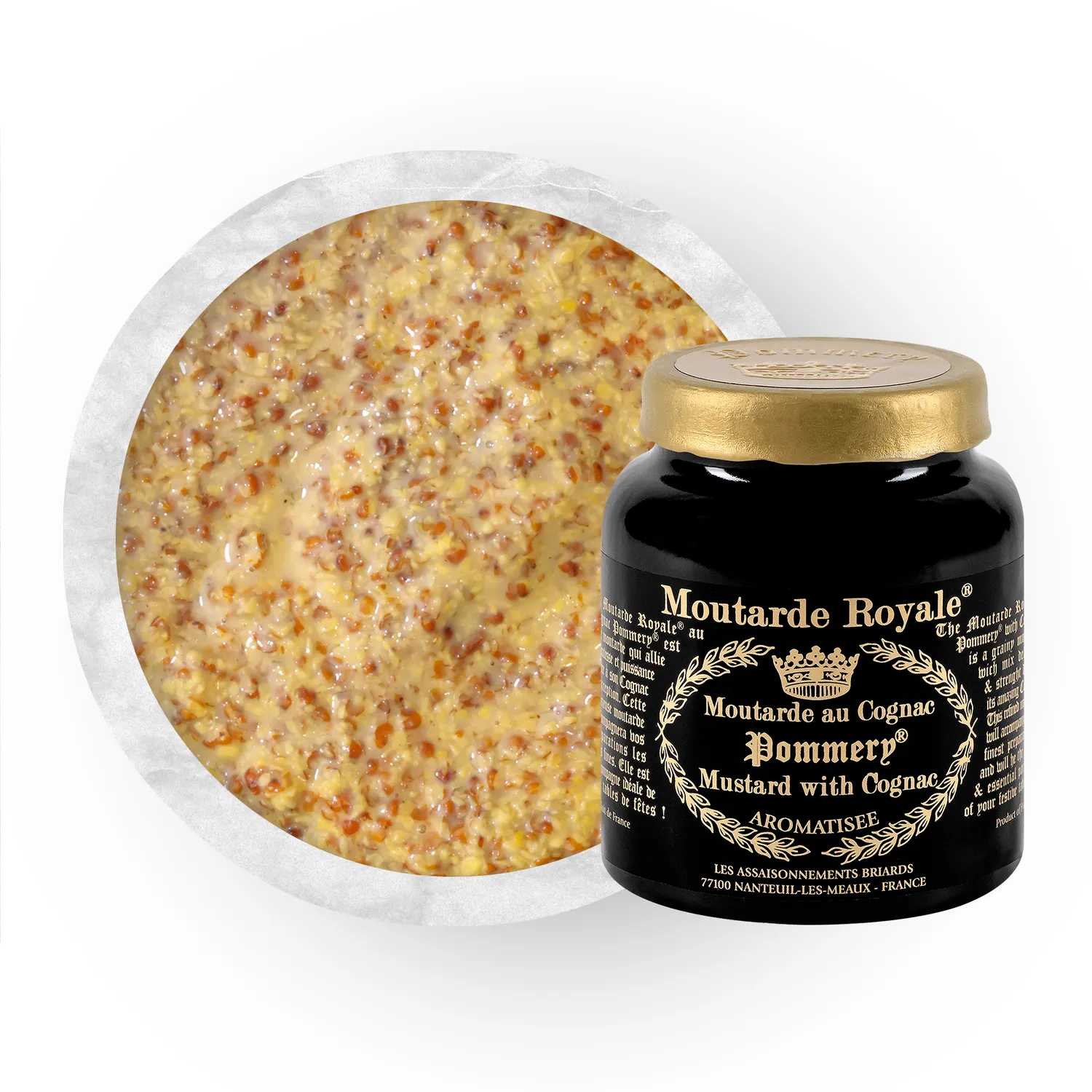 Pommery Royale au Cognac moutarde 100g en grains