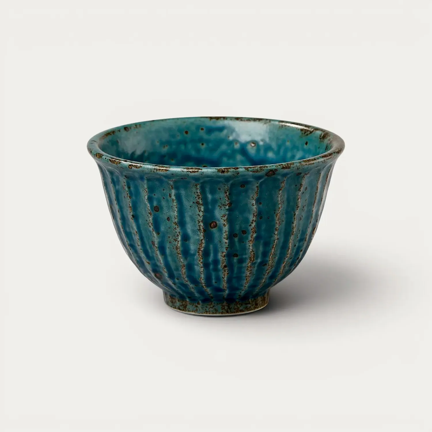 NISHIKIDORI Shinogi bol a riz argile 11,5cm noir