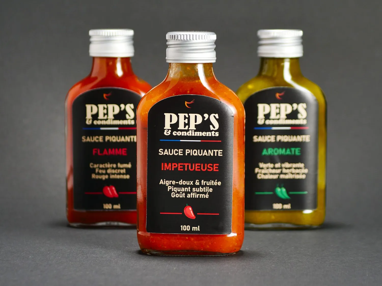 Pep's & condiments Impétueuse sauce piquante 100 ml jalapeño