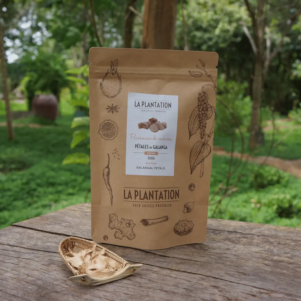 La Plantation Pétales de Galanga Tisane Séchée Douce