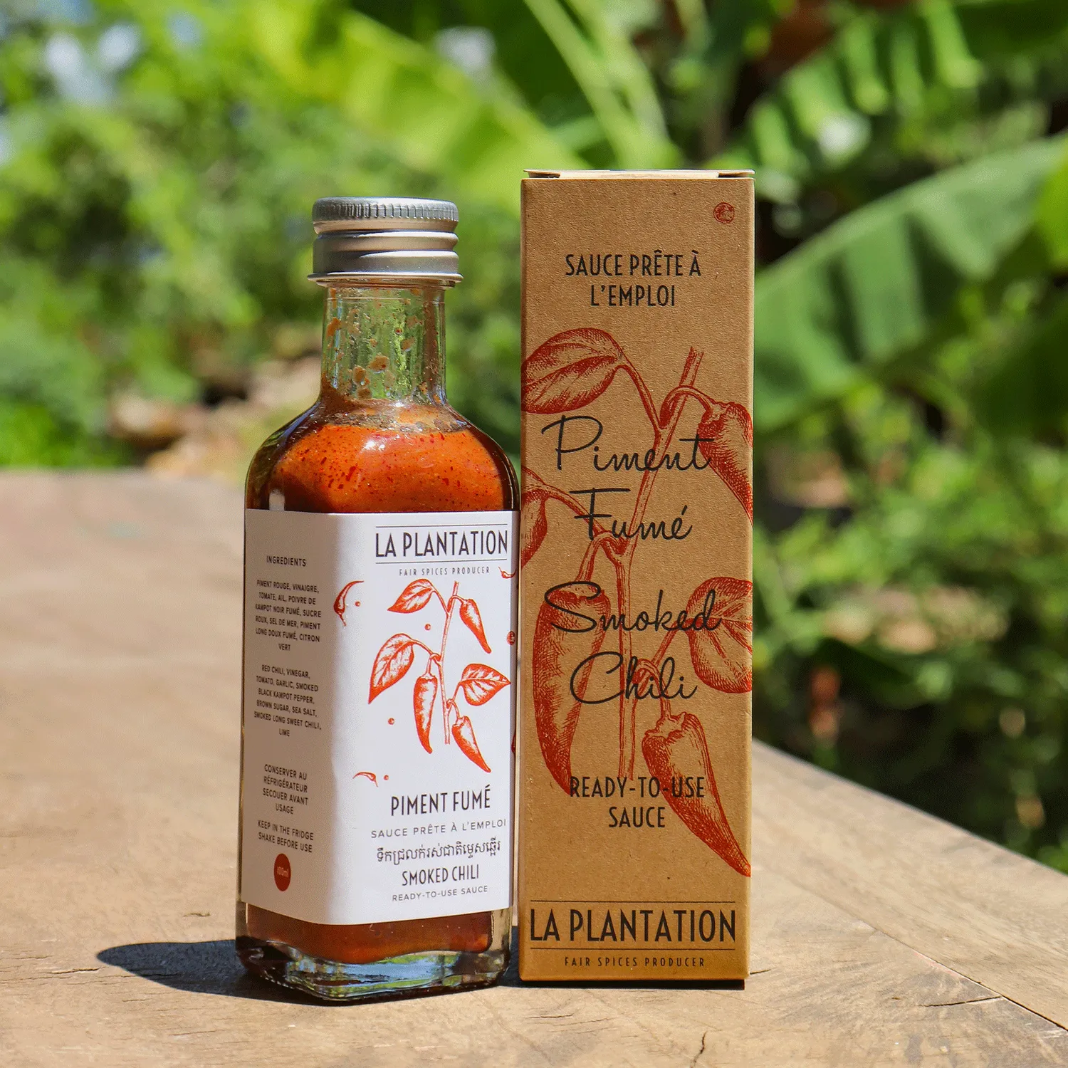 La Plantation Sauce Piment Fumé sauce forte fumée