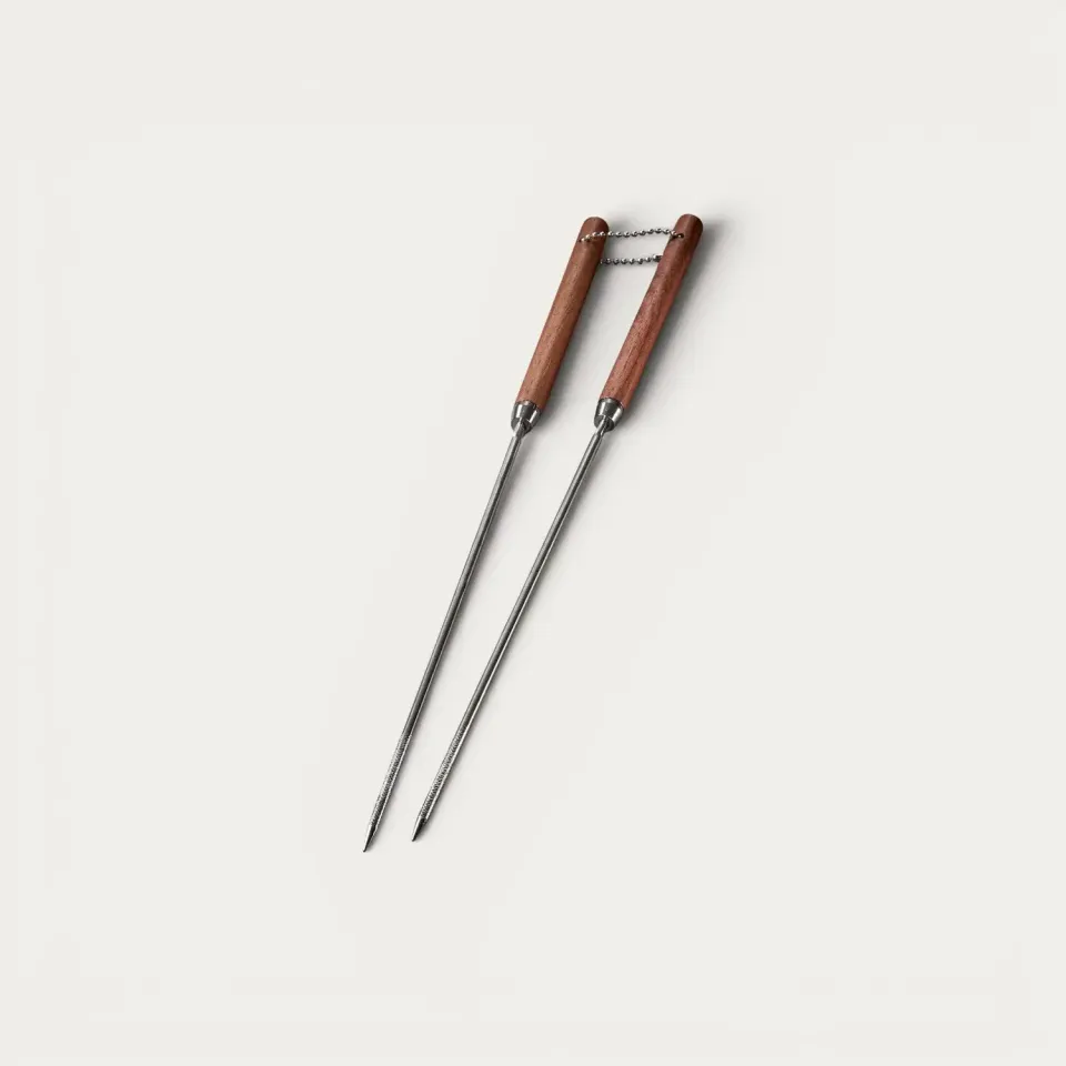 NISHIKIDORI baguettes tempura acier 230 mm bois rose