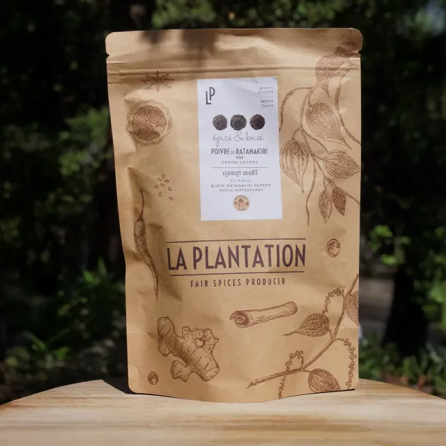 La Plantation Poivre de Ratanakiri Noir en Grains Fort