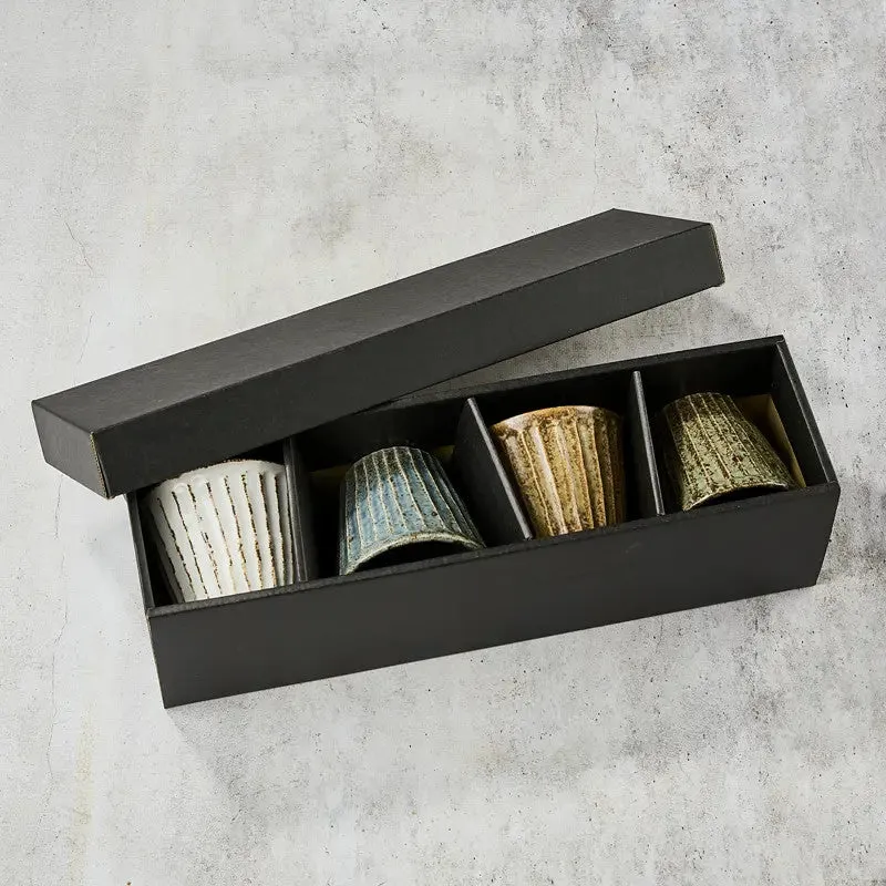 Nishikidori Shinogi coffret 4 verres à jus 260 ml