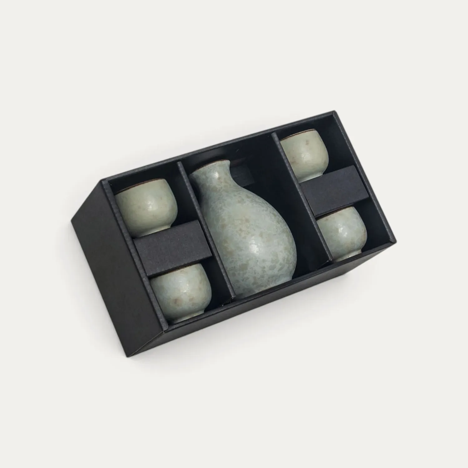 NISHIKIDORI Hana Bleu service à saké porcelaine coffret force douce