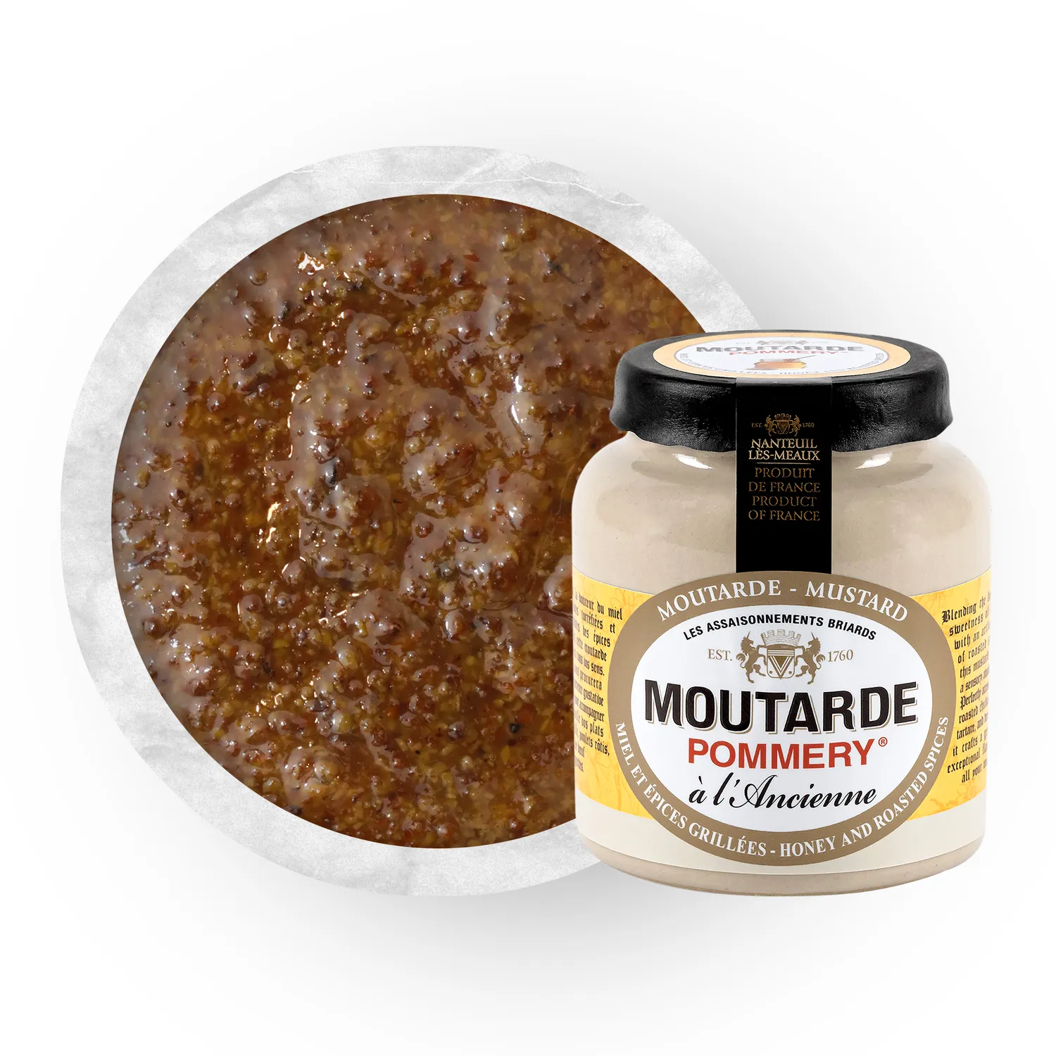 Pommery Moutarde Miel Épices Grillées 100 g douce