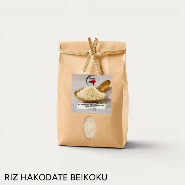Nishikidori riz Yumepirika Hokkaido 1 kg grain lustré