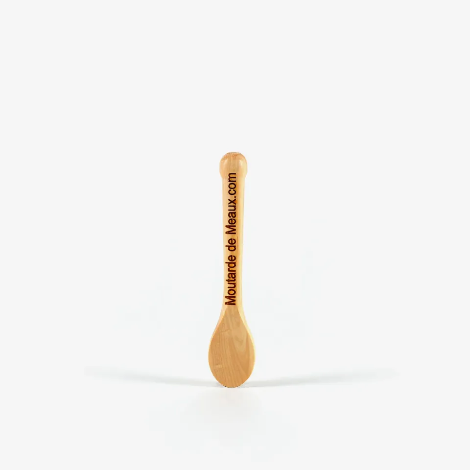 Pommery cuillère à moutarde bois français