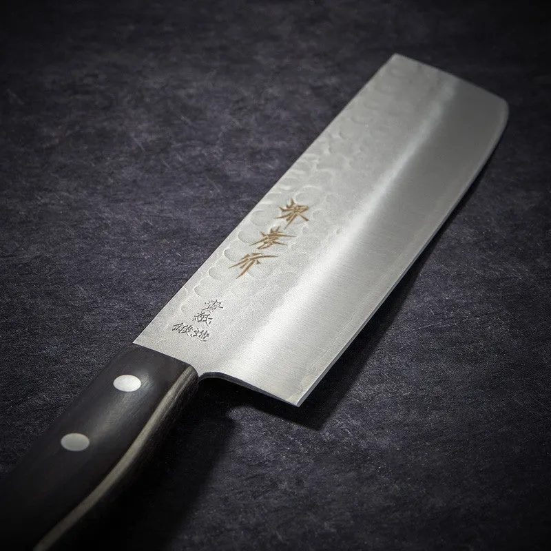 Nishikidori Nakiri couteau légumes martelé 165mm