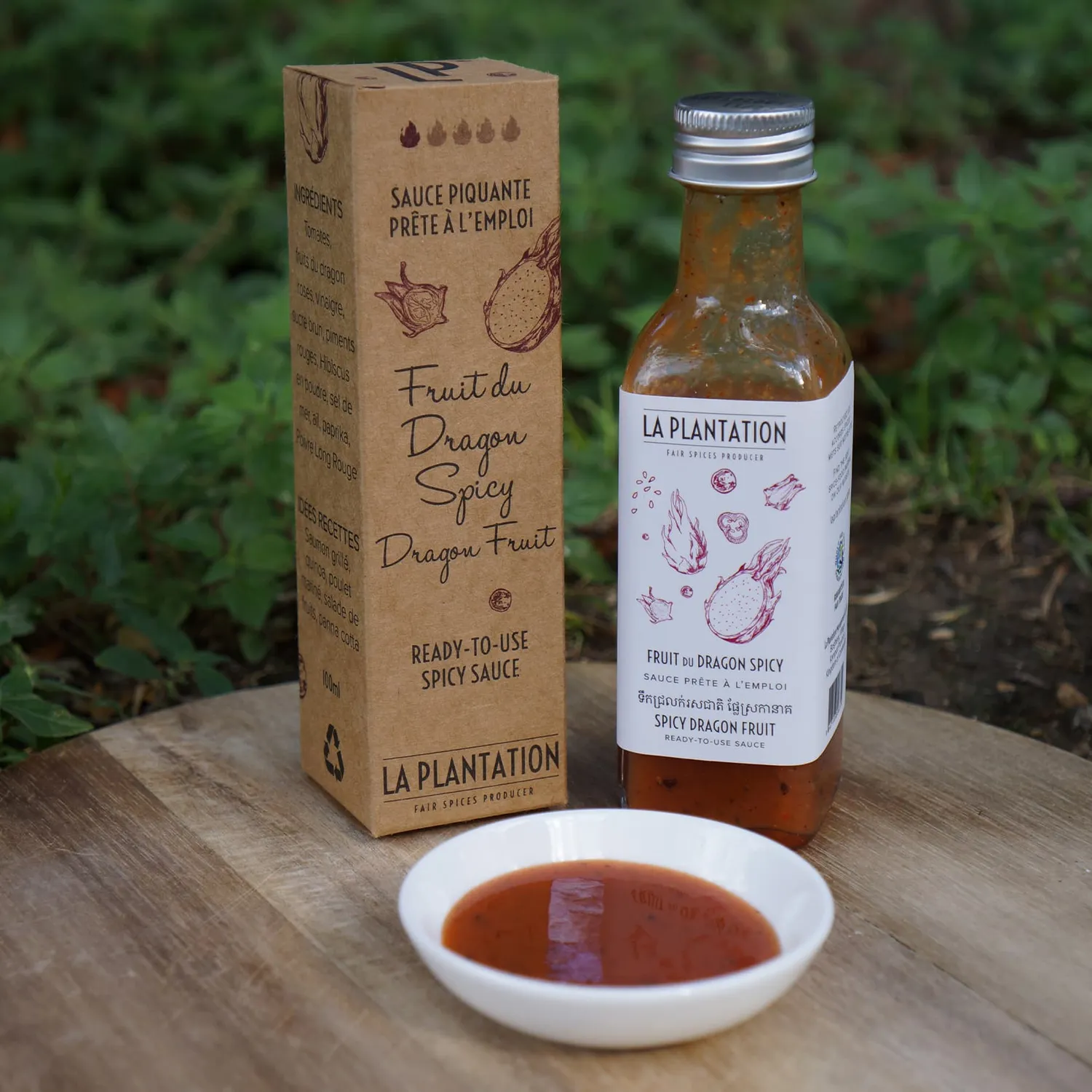 La Plantation Sauce Fruit du Dragon Spicy sauce piquante