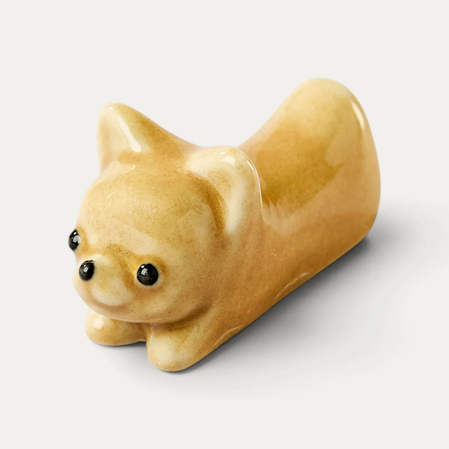 Nishikidori repose-baguettes porcelaine shiba beige