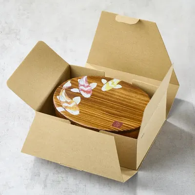 Nishikidori bento bois laqué Koi 700ml 180mm