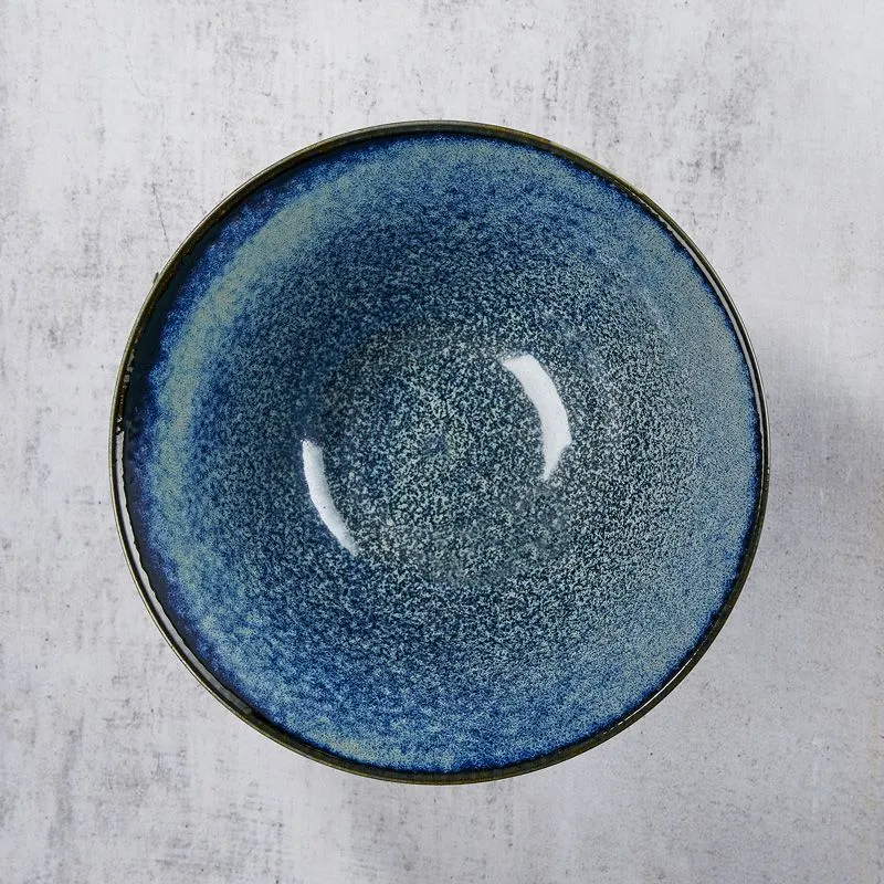 NISHIKIDORI YOUHENKON bol rāmen Minoyaki bleu foncé