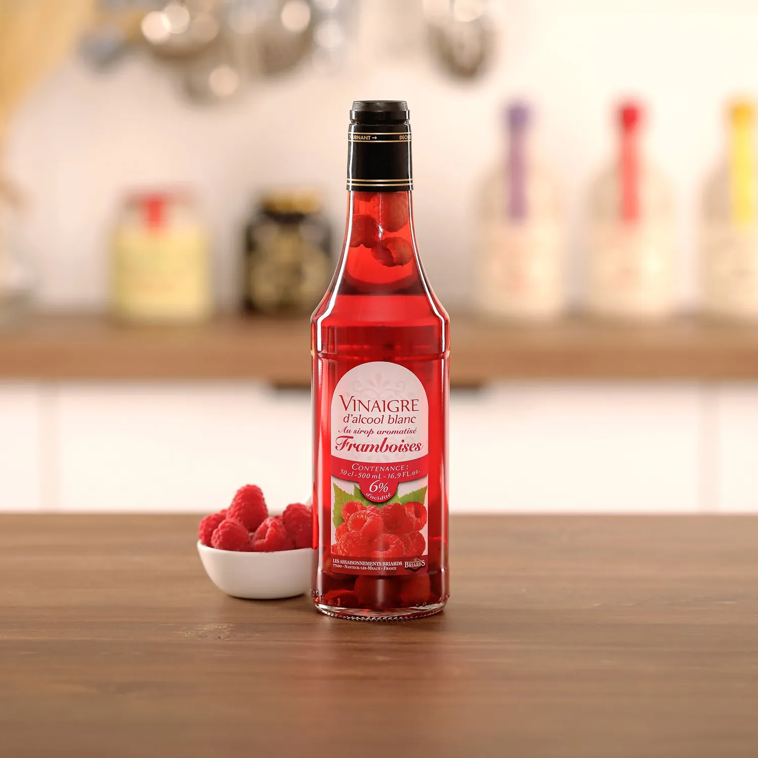 Pommery Petits Gourmets vinaigre framboise 6% 50cl fruité