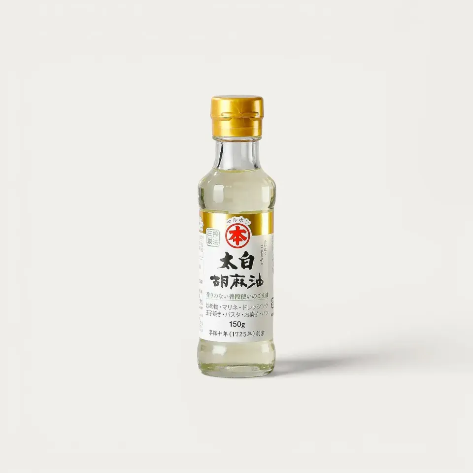 NISHIKIDORI Taihaku huile sésame vierge 150g douce