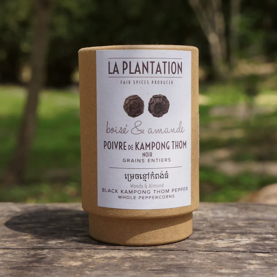 La Plantation Kampong Thom poivre noir grains fort