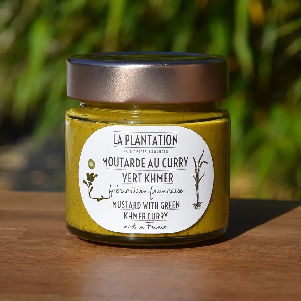 La Plantation Moutarde curry vert Khmer forte