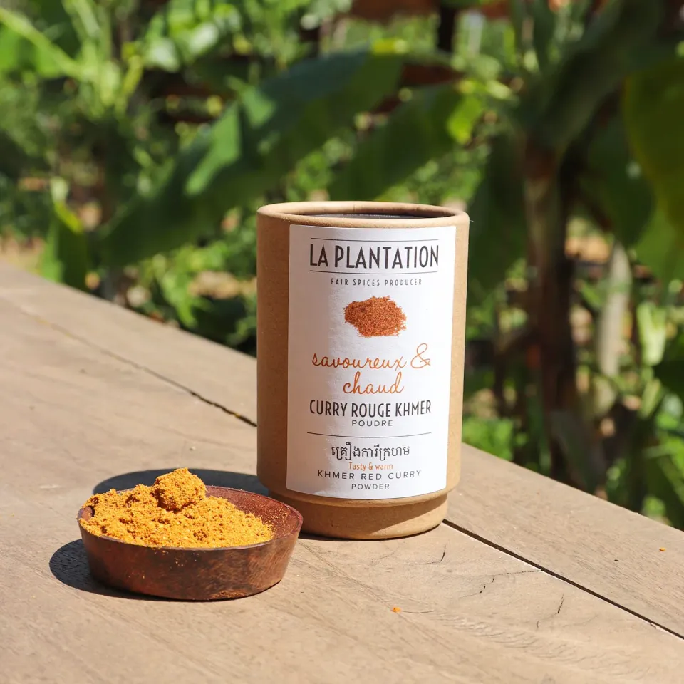 La Plantation Curry Rouge Khmer épices