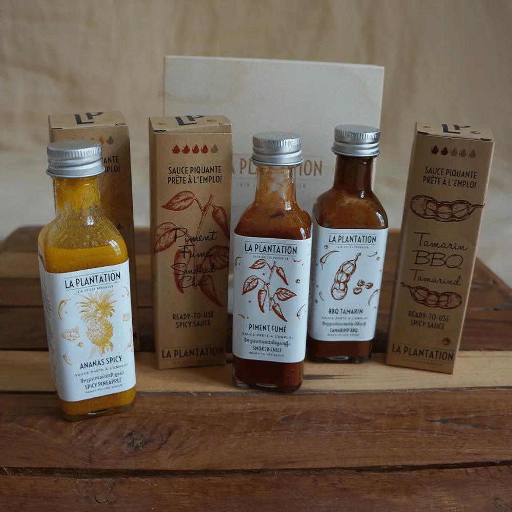 La Plantation Coffret Sauces Piquantes Assortiment Cadeau