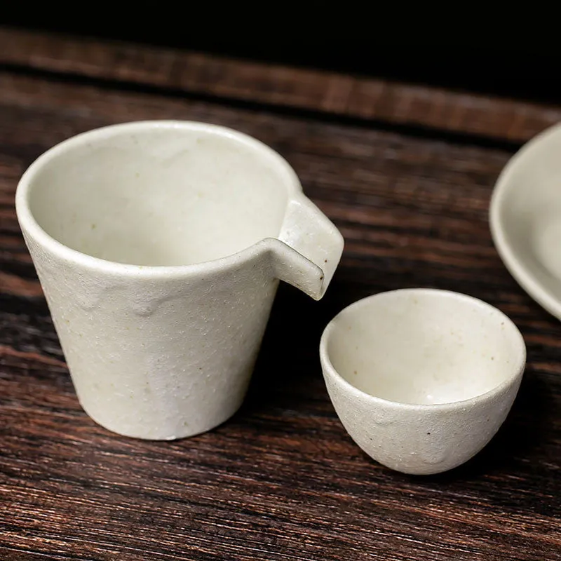 NISHIKIDORI Shizuru service à saké blanc style Kohiki