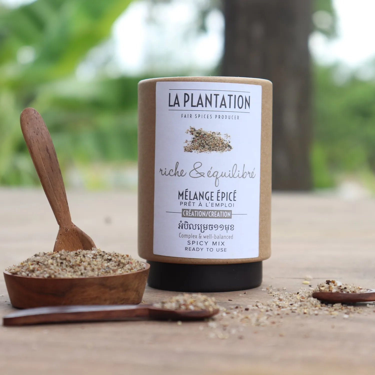 La Plantation Fleur de Sel poivres et épices mélange