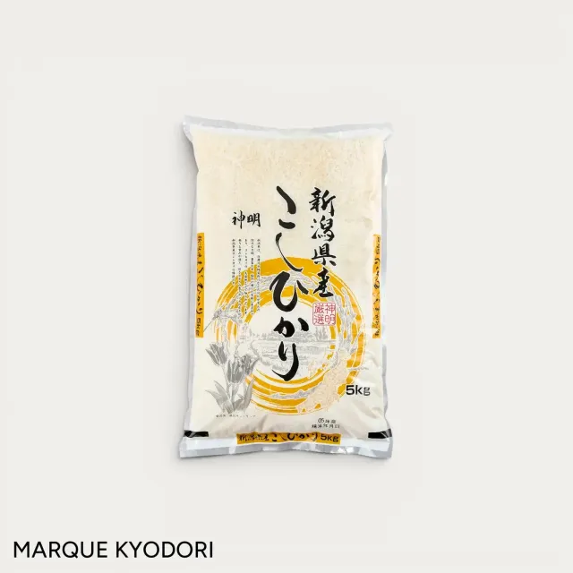 NISHIKIDORI Kyodori Riz Koshihikari Niigata 5 kg