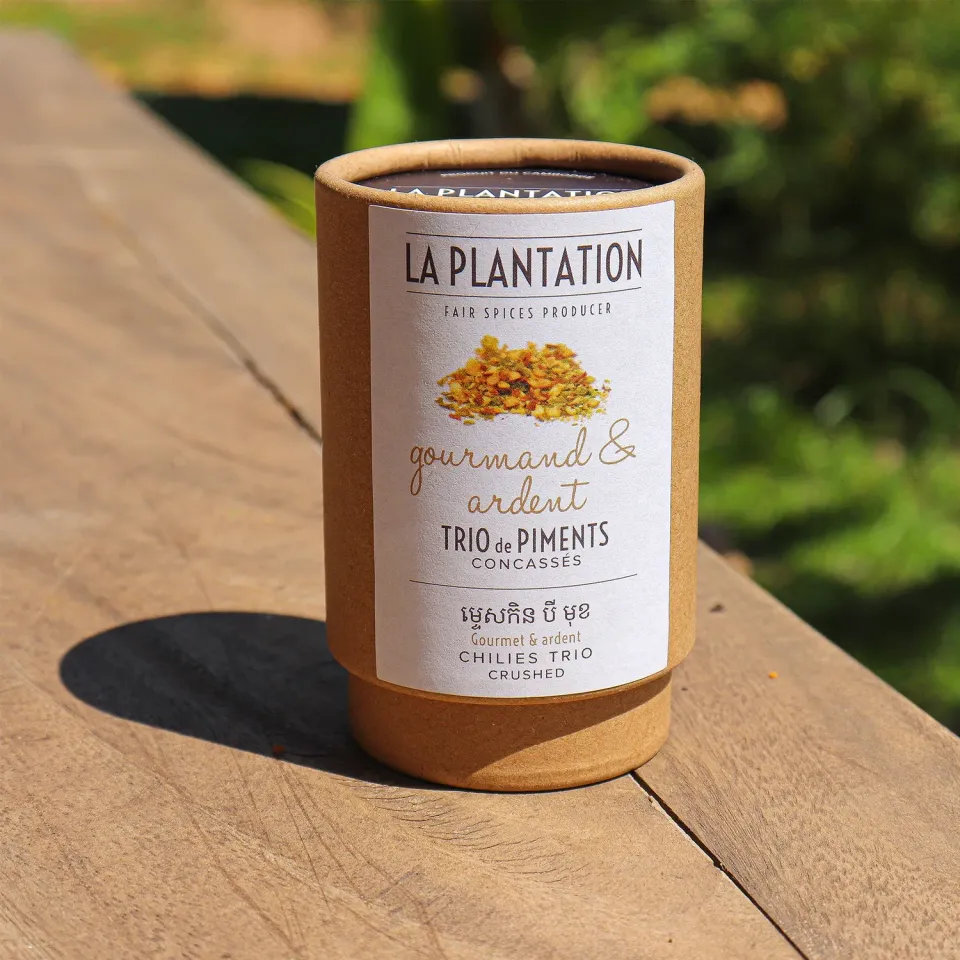 La Plantation trio de piments concassés forts