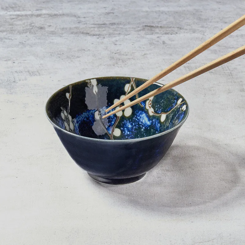 Nishikidori bol à riz japonais porcelaine Hana vert clair