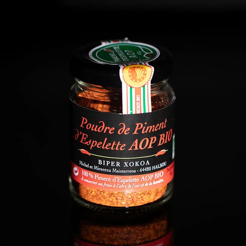 NISHIKIDORI Piment d'Espelette AOP BIO poudre 40 g force douce