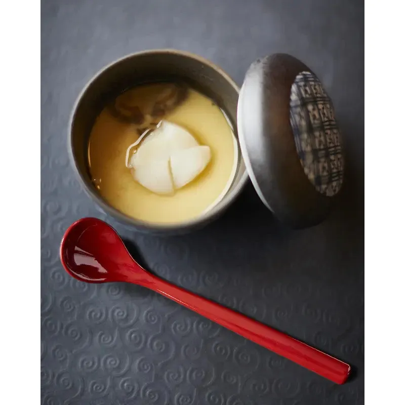 Nishikidori cuillère chawanmushi 133x27 mm foncée