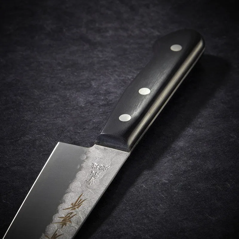 Nishikidori Chef couteau martelé 180 mm lame polyvalent