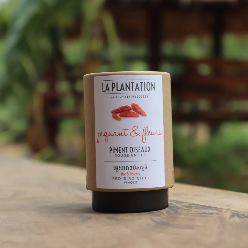 La Plantation Piment oiseau rouge entier fort