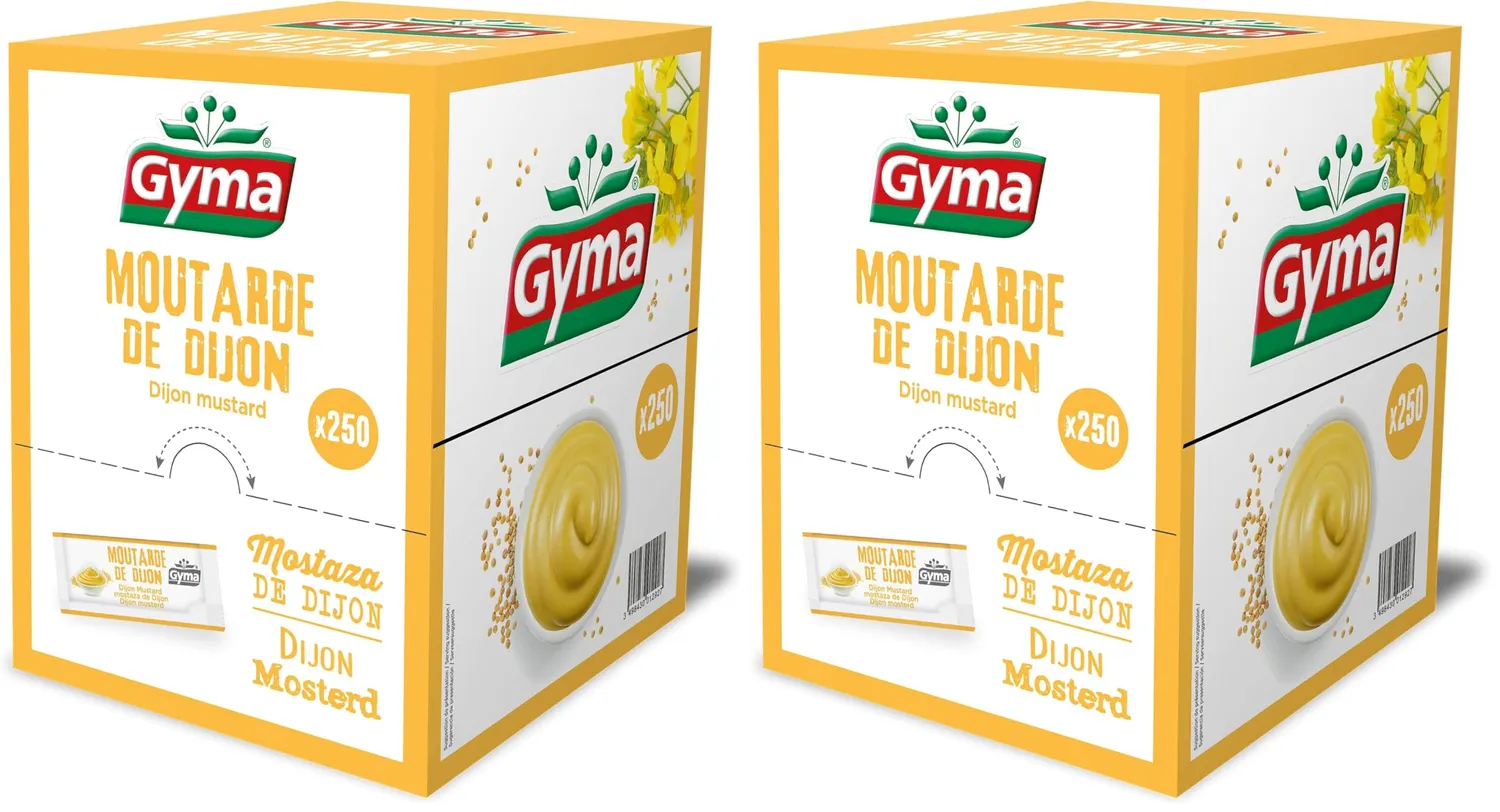 Gyma Boite Distributrice Moutarde Dijon sticks 250x4g intense