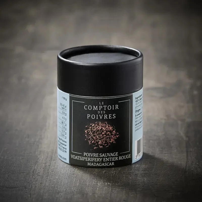 NISHIKIDORI Poivre Voatsiperifery rouge Madagascar 80 g entier