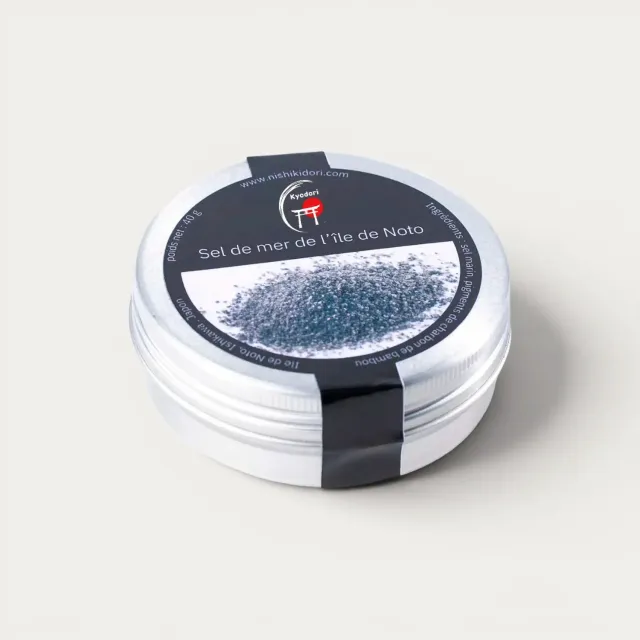 Nishikidori sel marin noir charbon de bambou 40g iodé