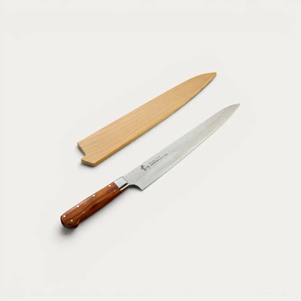 NISHIKIDORI Sugihara Couteau Trancher Damas 240mm
