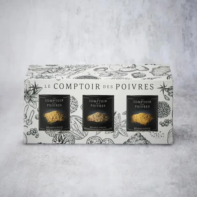 NISHIKIDORI coffret 3 boîtes escapades gourmandes