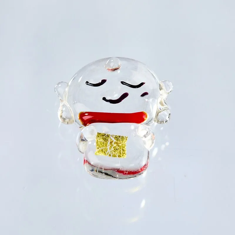 NISHIKIDORI Engimono O Jizo-sama amulette feuille d’or