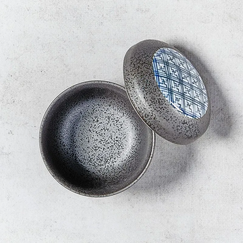NISHIKIDORI Black Crystal bol chawan-mushi flan vapeur