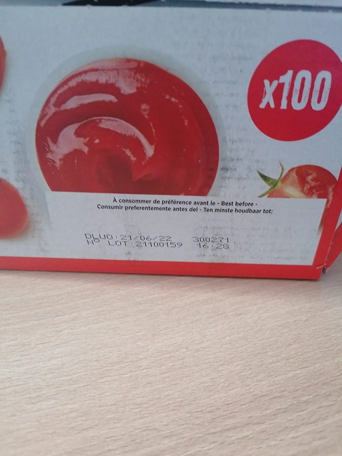 Gyma Boite Distributrice Ketchup sticks 100x10g sans colorant