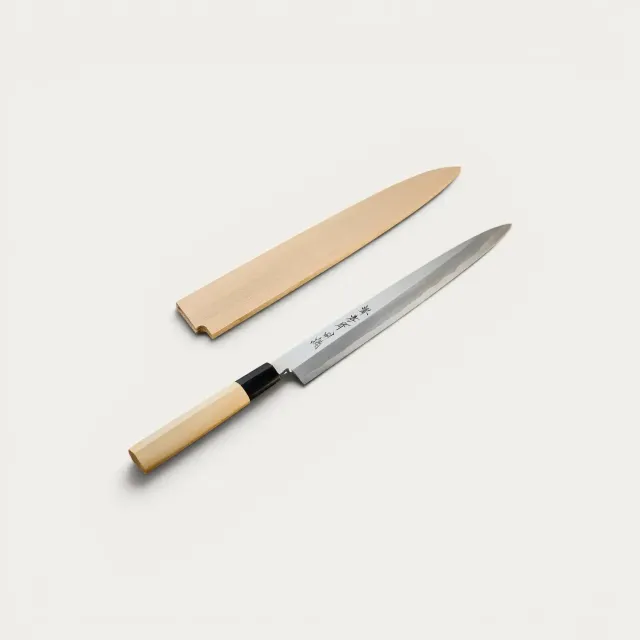 Nishikidori Couteau sashimi 270mm droitier carbone blanc