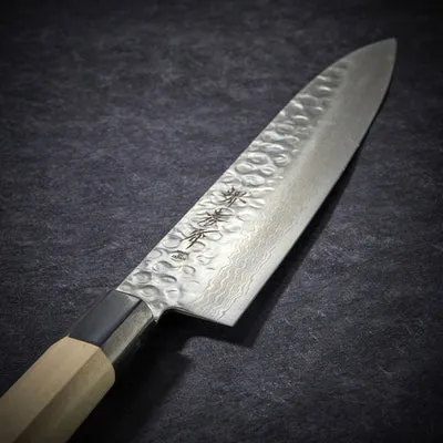Nishikidori couteau chef damas 45 couches 210mm martelé