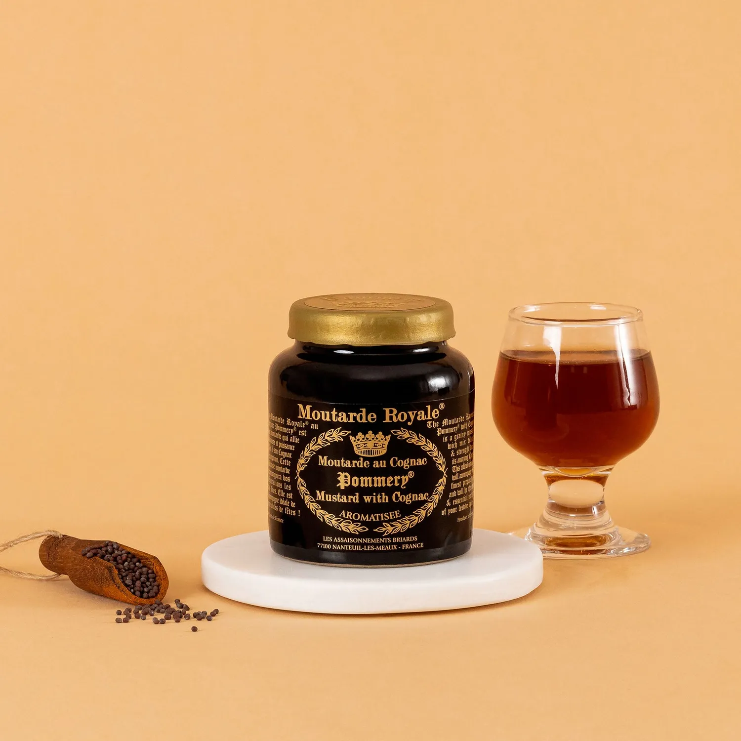 Pommery Royale au Cognac moutarde 100g en grains
