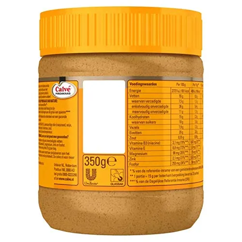 Calvé Beurre de Cacahuète Croquant 350 g aux Morceaux