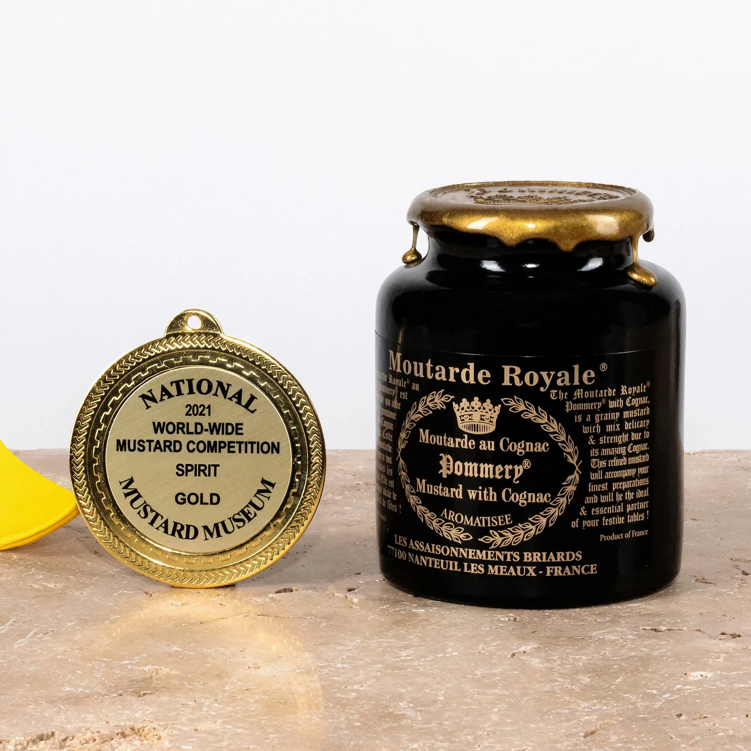 Pommery Royale au Cognac moutarde 500 g en grains